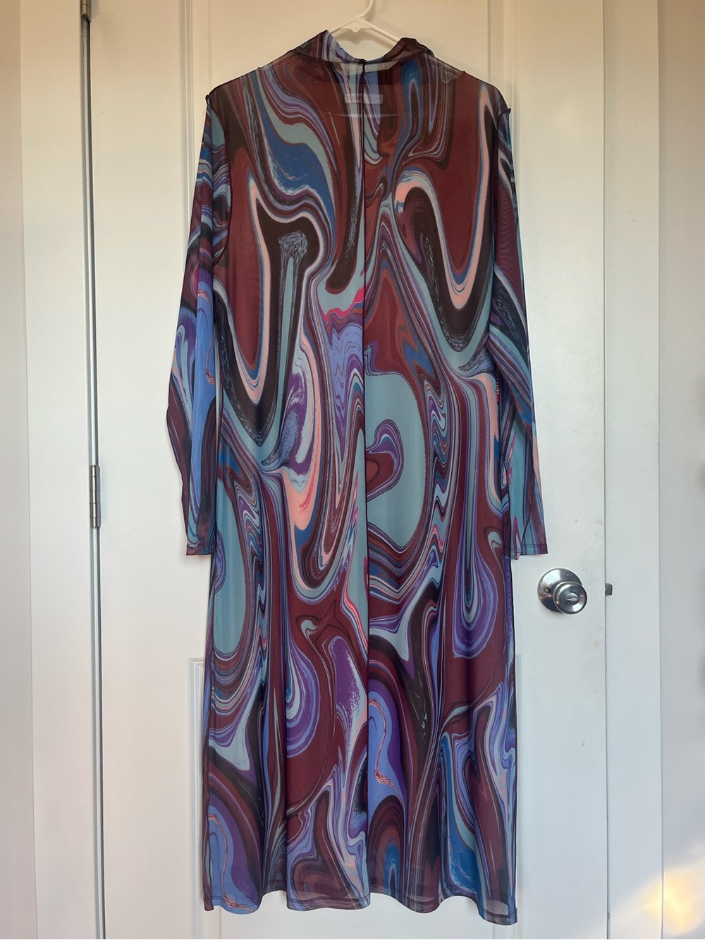 NWT Intempo Swirl Maxi Dress Groovy Mesh
